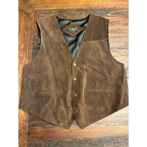 Scully Suede Leather Vest, Men's Size XXL